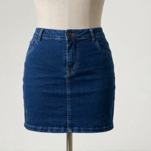 Falda Jeans Strech Azul