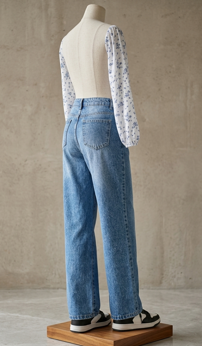 Pantalon Recto Clasico Mujer - Imagen 3