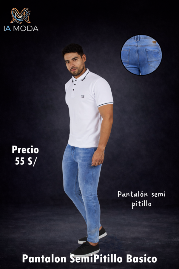 Pantalones SemiPitillo Básicos Hombre