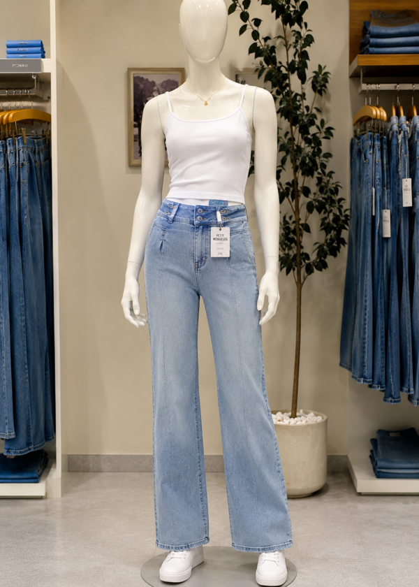 Pantalon Jeans Wedeleg Fajero Pinza 2 botones mujer